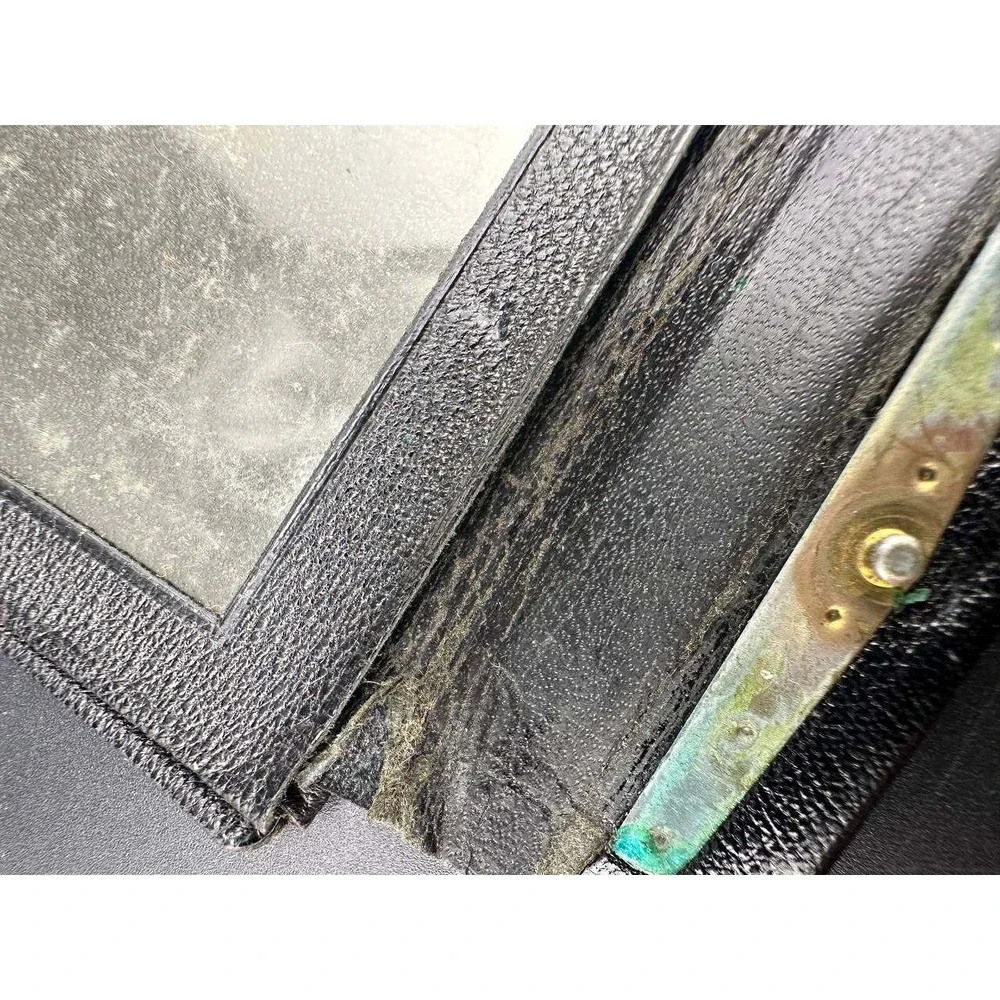 Vintage Prince Gardner Black Leather Billfold Wallet with Original Box 056-1(70)